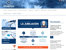 Tablet Screenshot of inverco.es